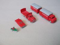 Lego H0 M&ouml;belwagen, Esso, Ford, Motorrad (1)